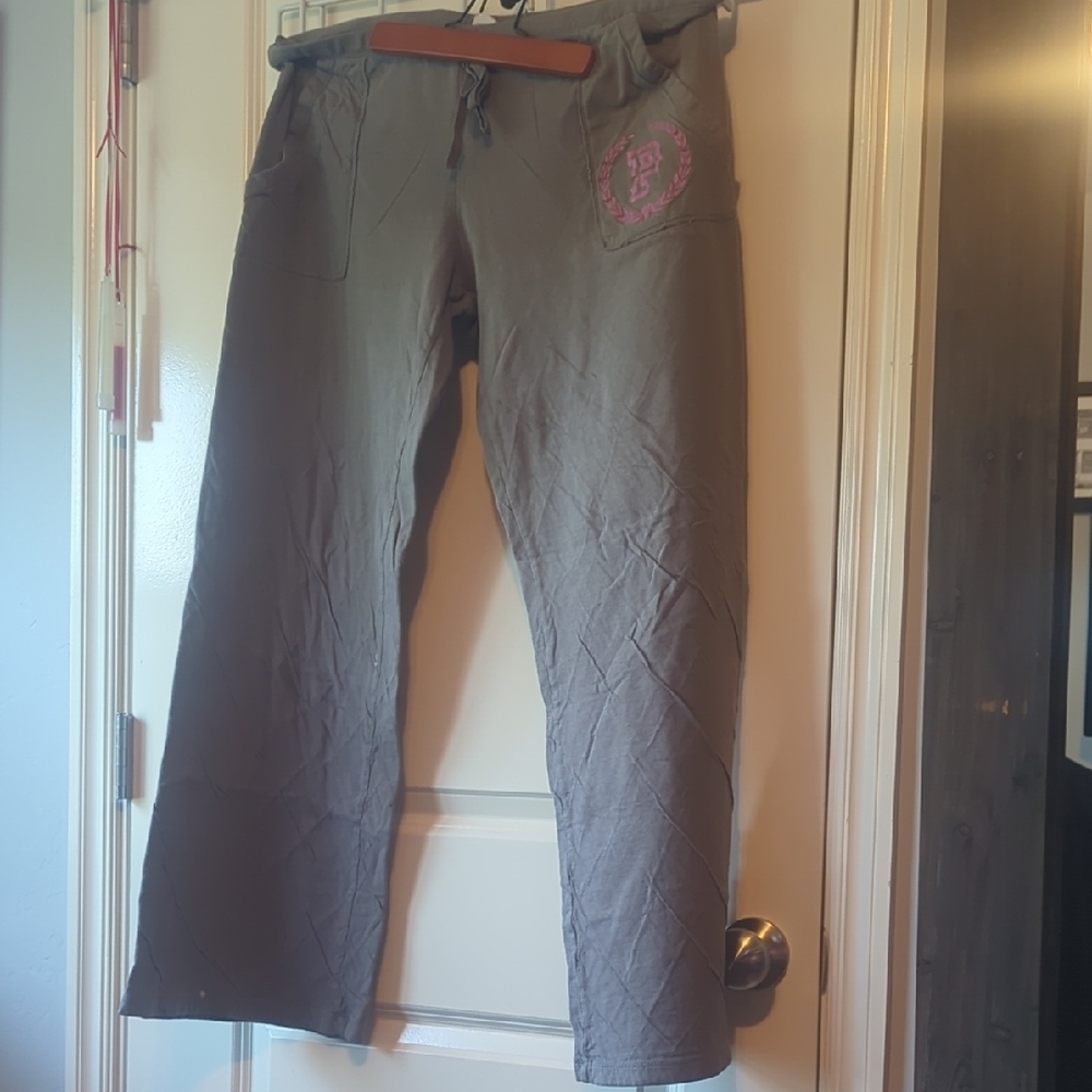 PINK Victoria's Secret Gray Relaxed Fit Joggers